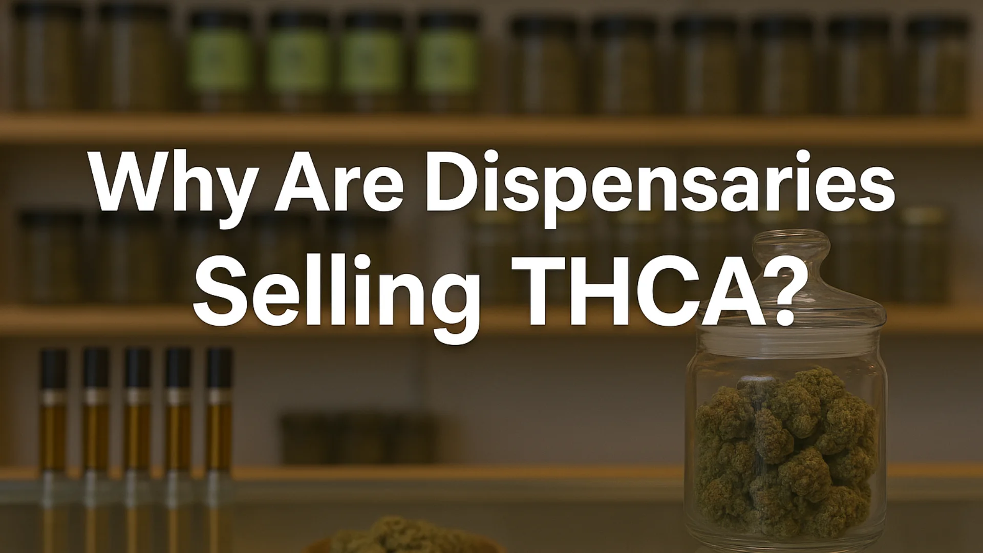 Why Are Dispensaries Selling THCA Still in 2025?