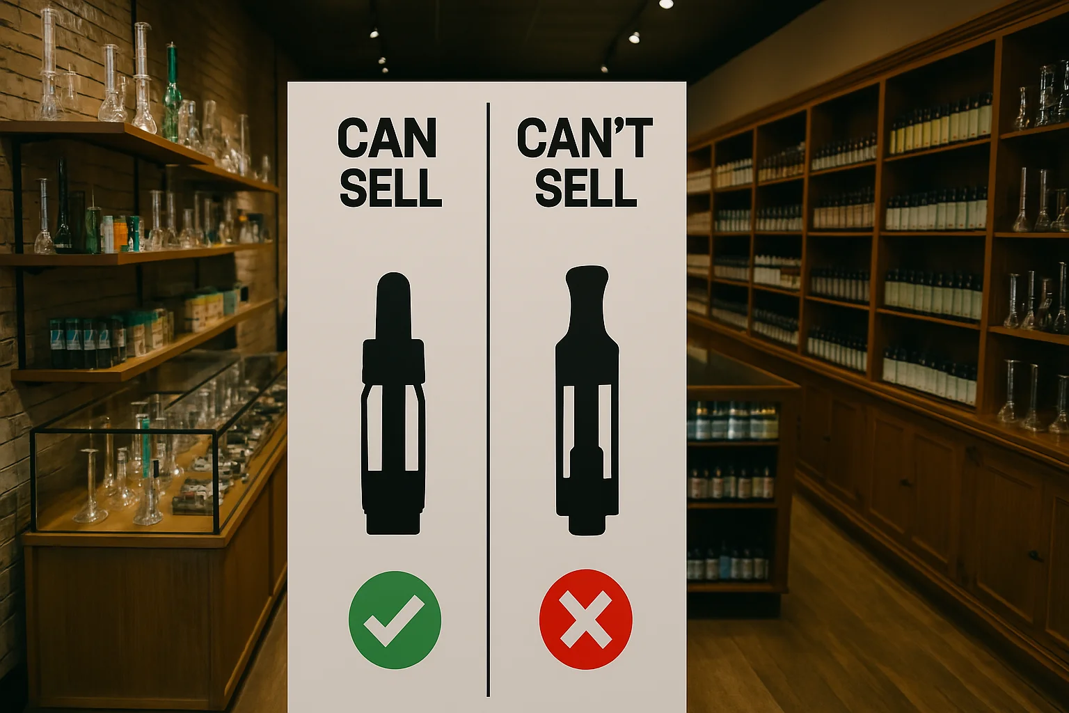 Can Smoke Shops Sell Carts?