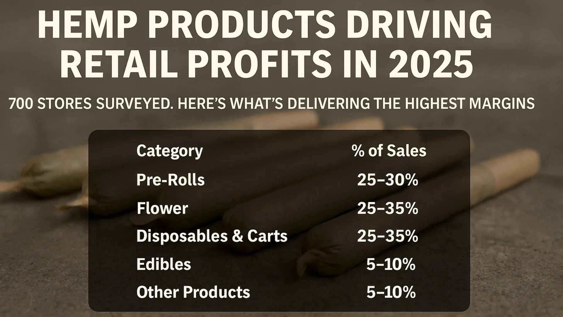 Hemp Products Driving Retail Profits in 2025 | BakeBoxx Wholesale Survey