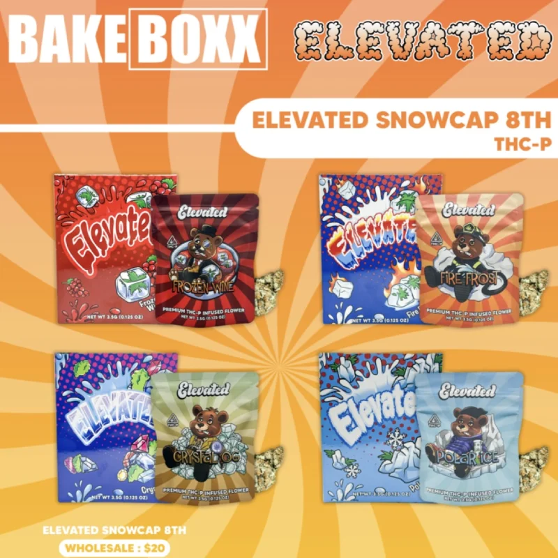 Elevated Snowcap 1/8th THCP (5 boxes)