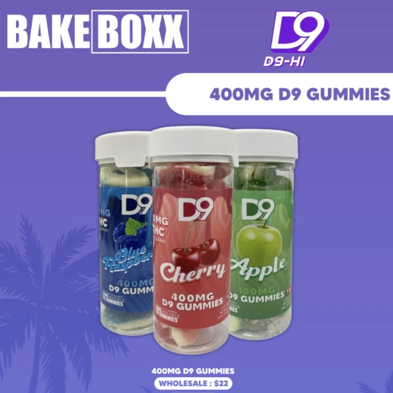 D9-HI 400mg Bulk Delta 9 Gummies 5 Pack