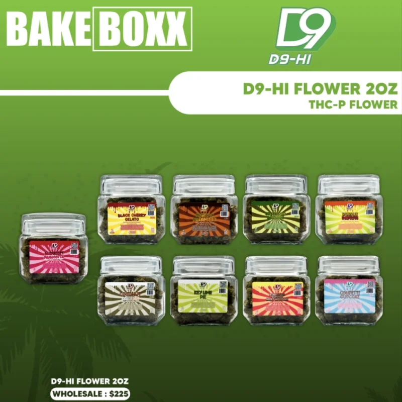 D9-HI 2oz Premium Aromatic Infused Flower THCP
