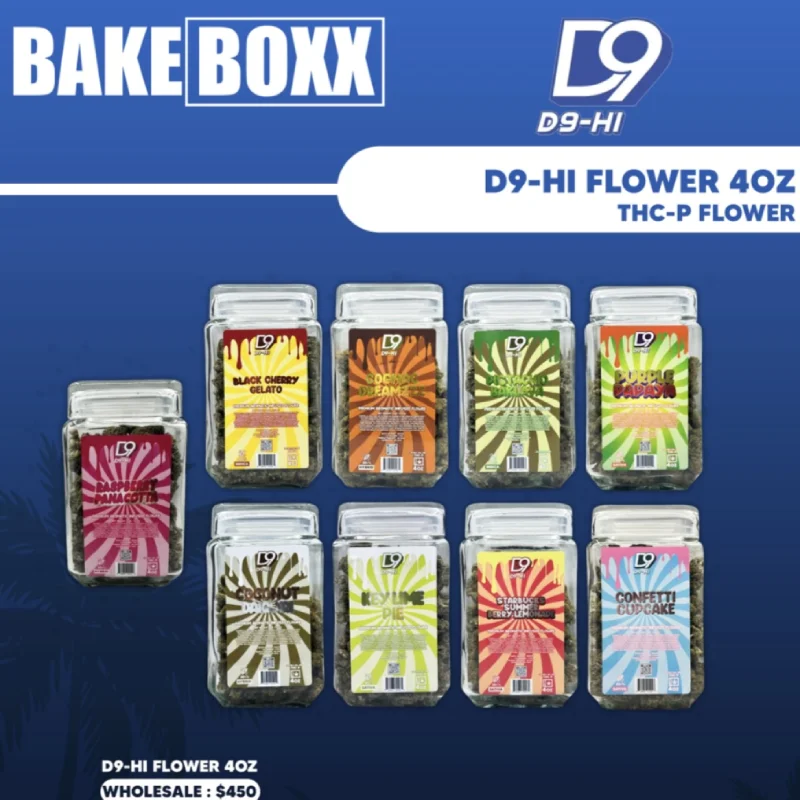 D9-HI 4oz Premium Aromatic Infused Flower THCP